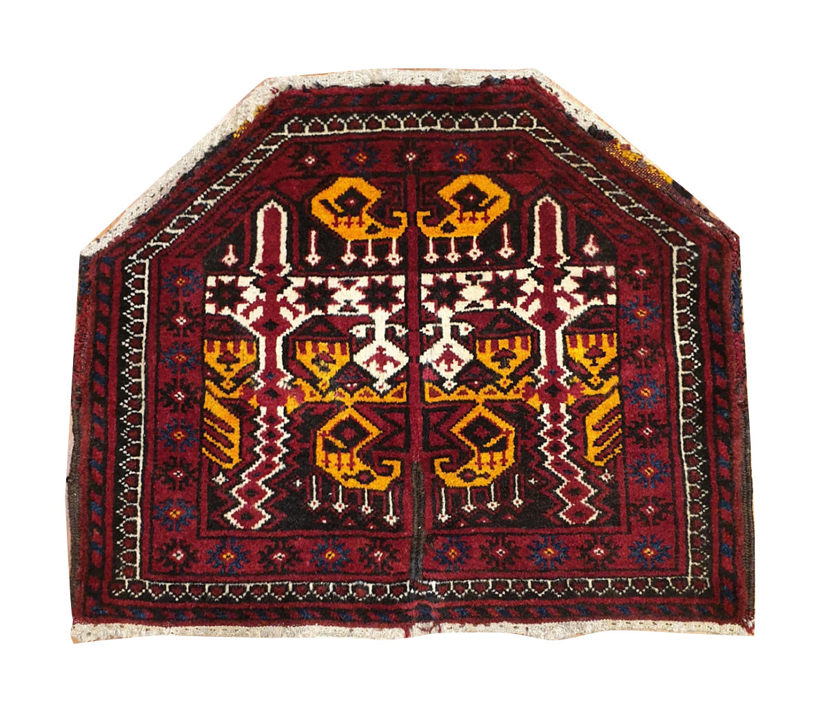 TURKMEN ANTIQUE SADDLE RUG