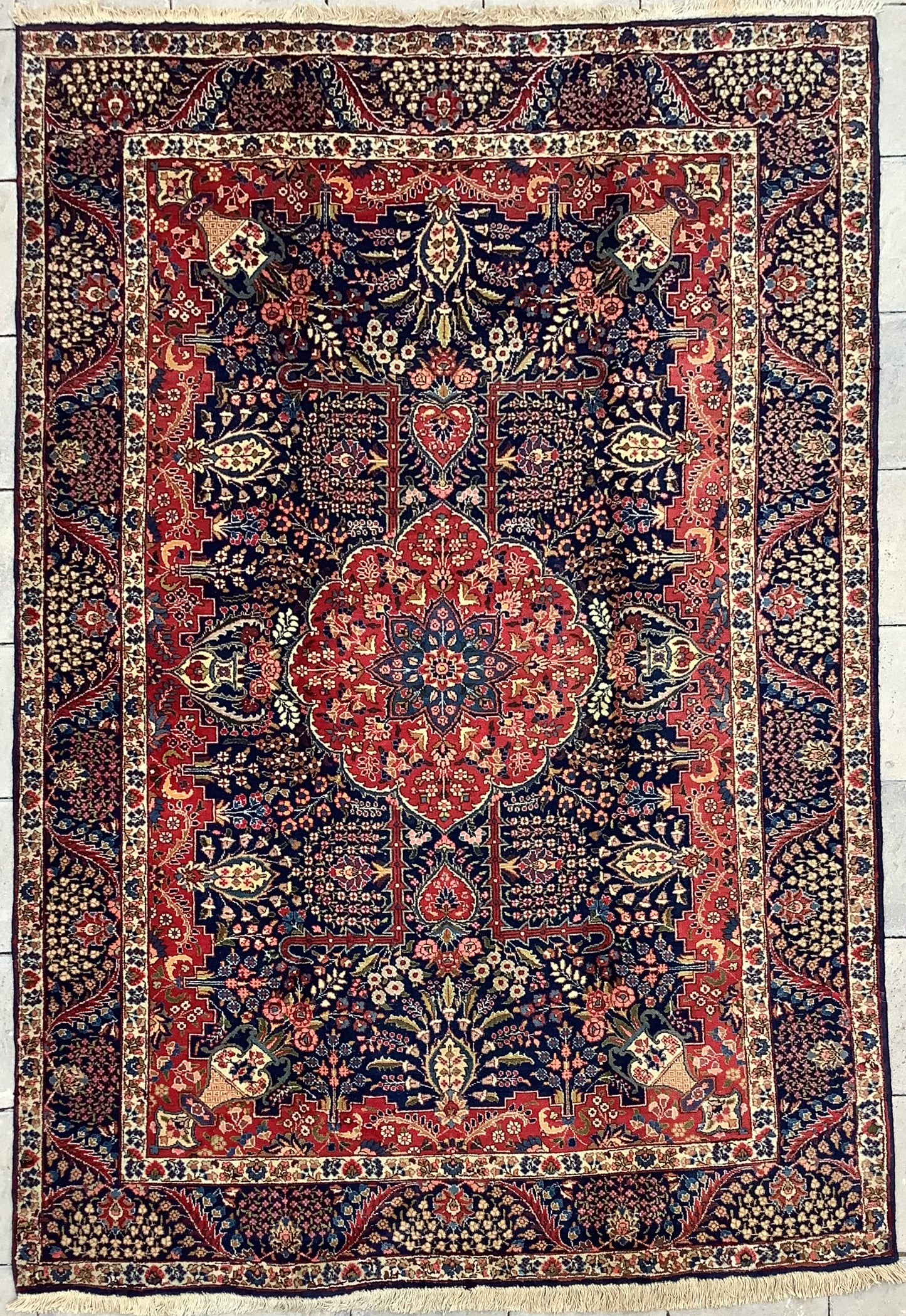 Golestan Antique Garden Carpet