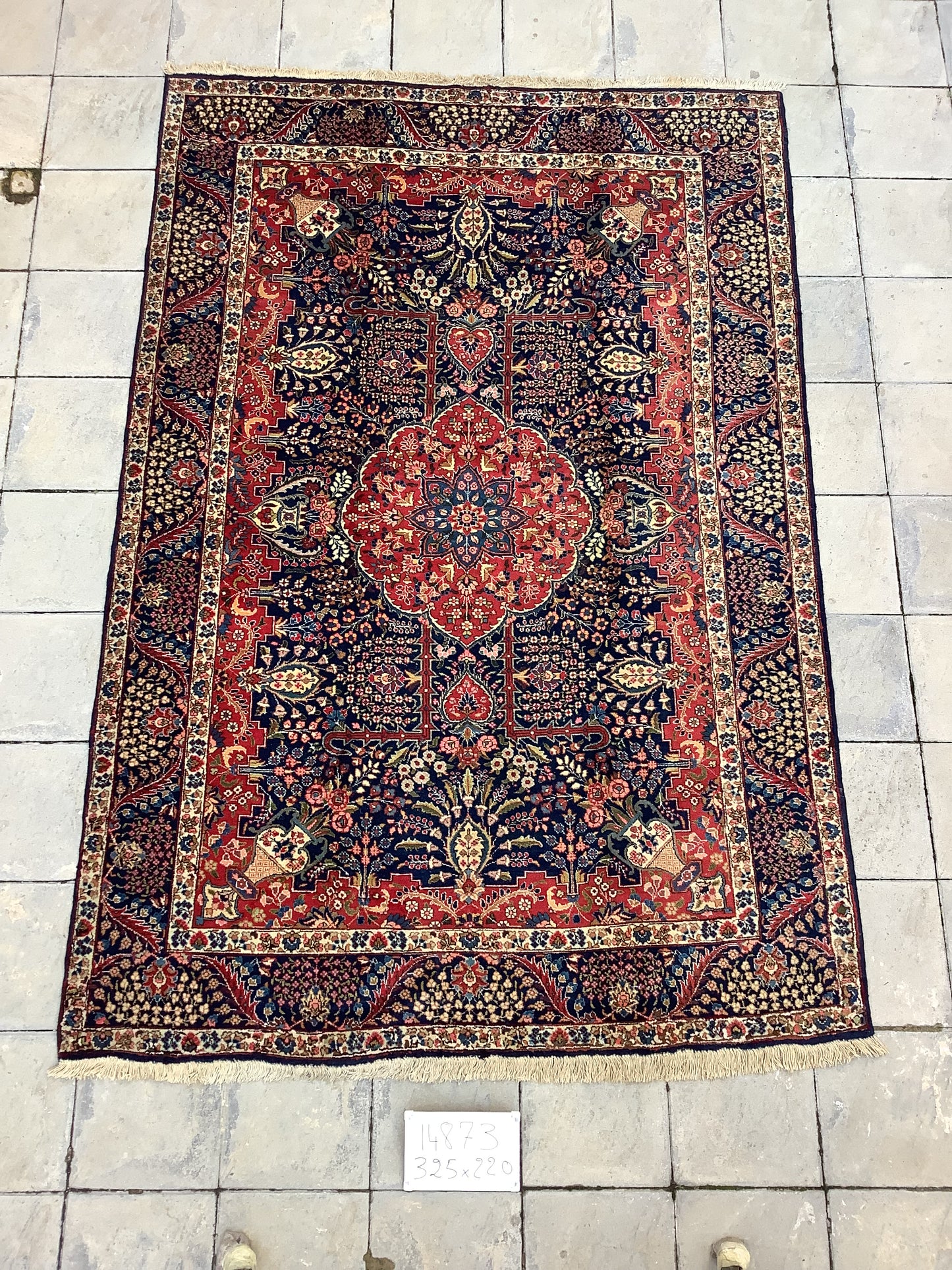 Golestan Antique Garden Carpet