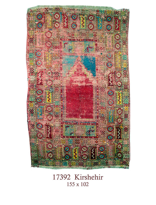 OTTOMAN KIRSHEHIR PRAYER RUG