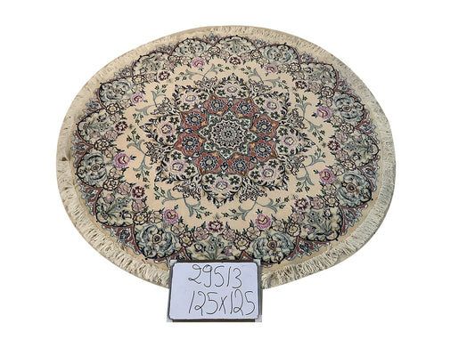 ROUND IVORY RUG